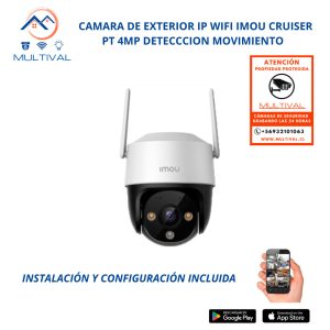 Cámara de exterior IP WIFI Imou Cruiser SE+ PT 4MP IPC-S41FEN